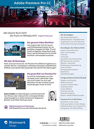 Adobe Premiere Pro CC: Schritt für Schritt zum perfekten Film – Videoschnitt, Effekte, Sound (Neuauflage 2019) - 2